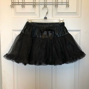 Solid black tutu. Adult size. OS.